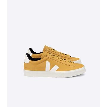 Low Tops Sneakers Dama Veja CAMPO NUBUCK Portocalii | RO 598DFM